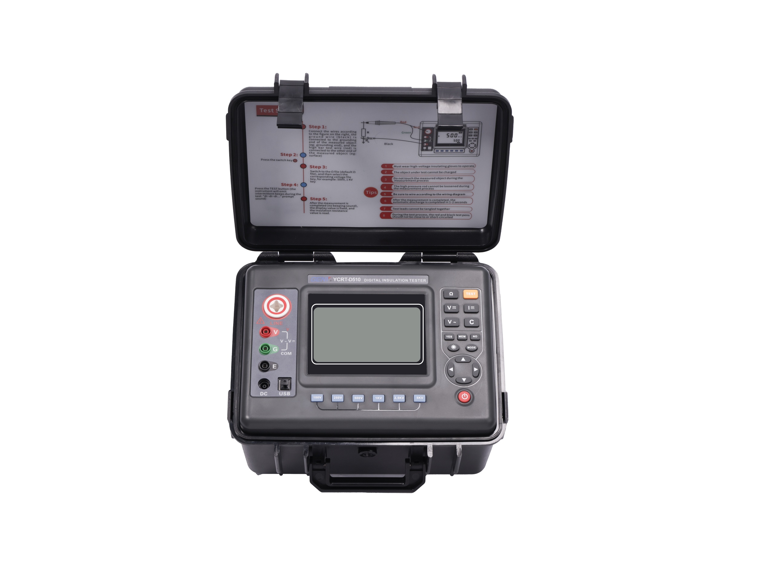 YCRT-D510 Digital Insulation Resistance Meter