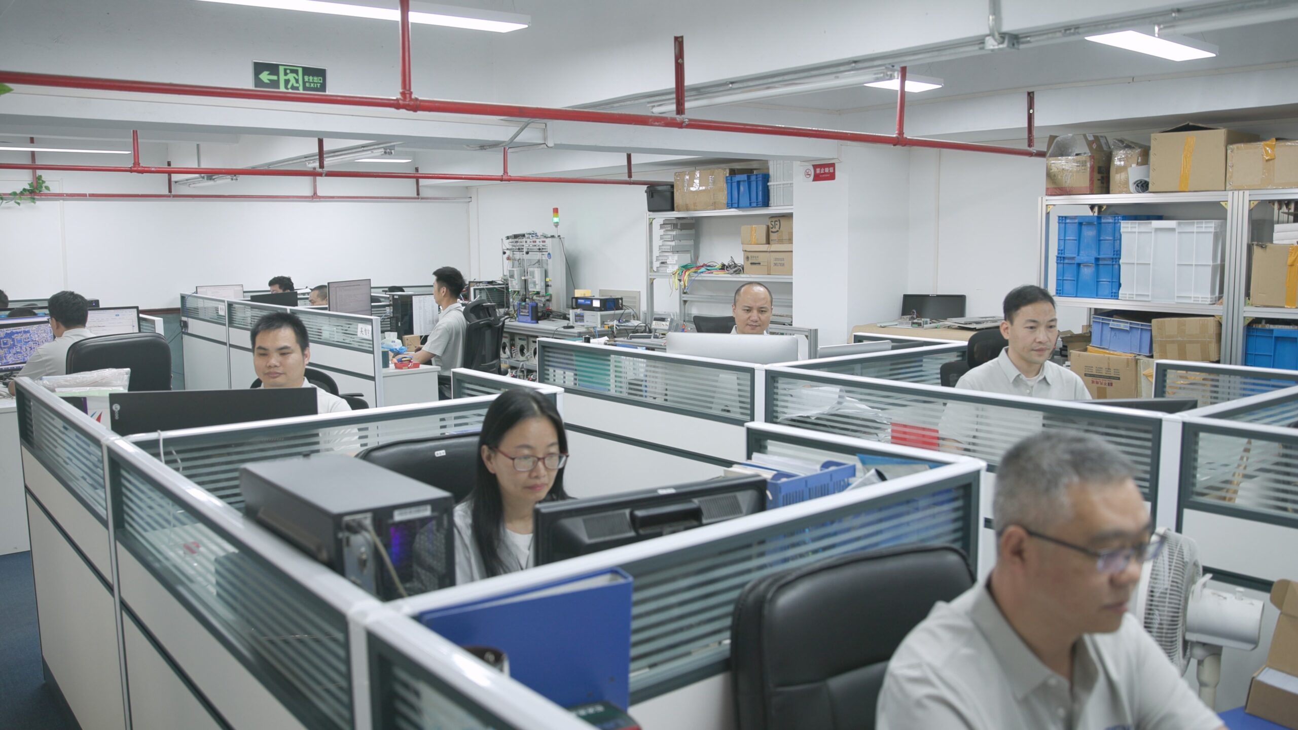 GENY factory and office environment - culture and values background
