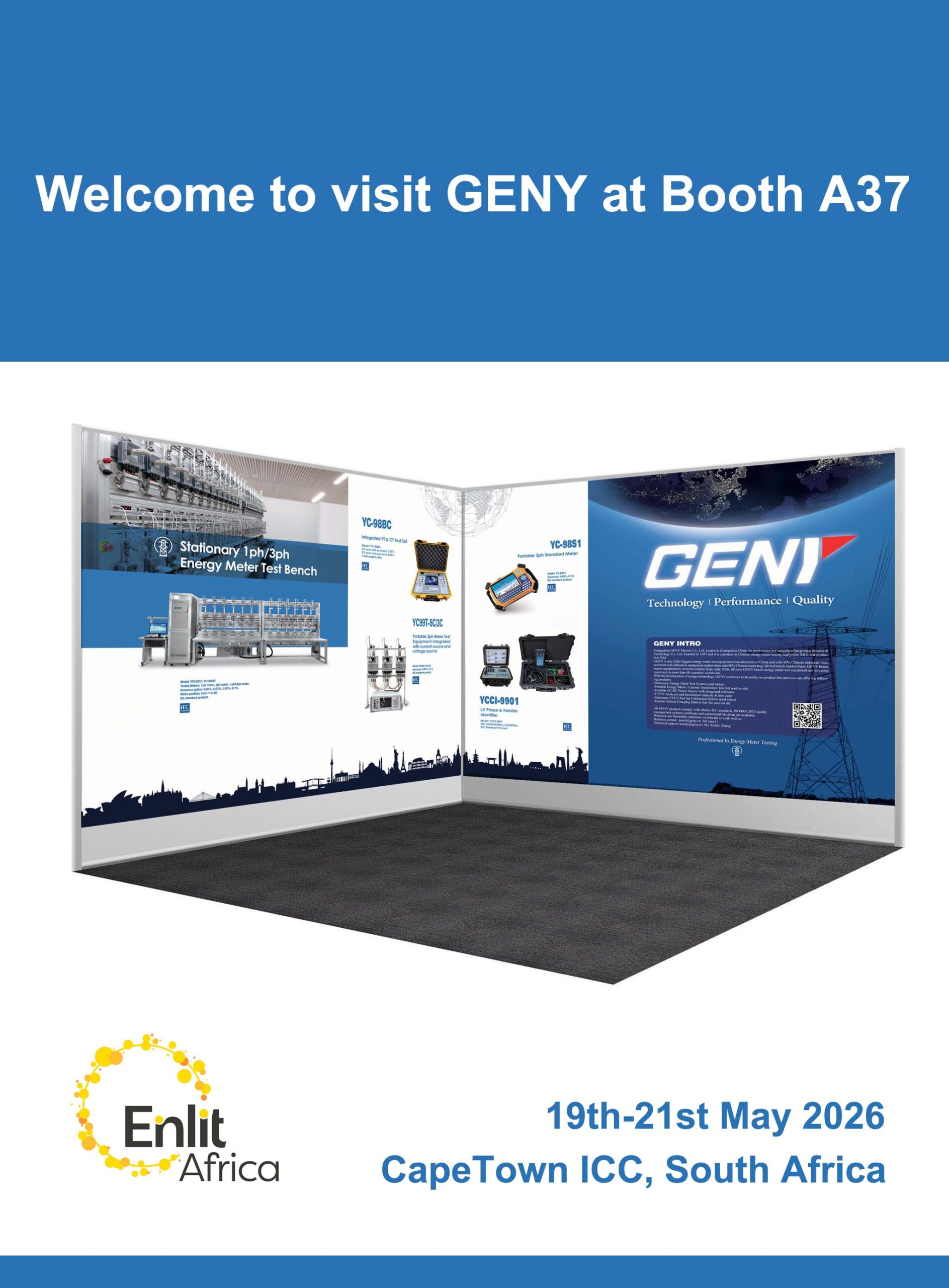 Welcome to visit GENY at Booth A37