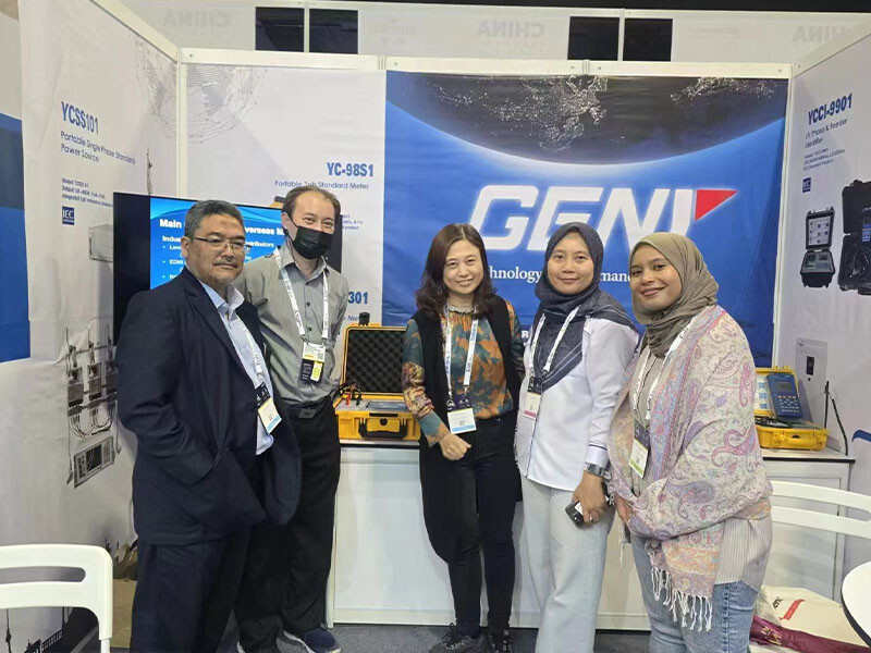 GENY International Concludes Enlit Asia 2024 with Strong Customer Engagement GENY International team photo with customers during Enlit Asia 2024